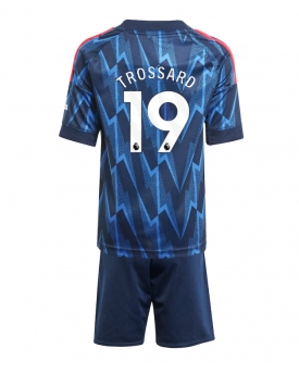 Billige Fotballdrakt Arsenal Leandro Trossard #19 Replika Bortedraktsett Barn 2025-26 Kortermet (med bukser)